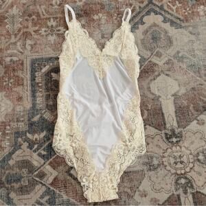 We Are HAH Hot As Hell Free People Back Off Bodysuit White XS New